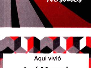 Marcapáginas en conmemoración de José Manuel Ramírez